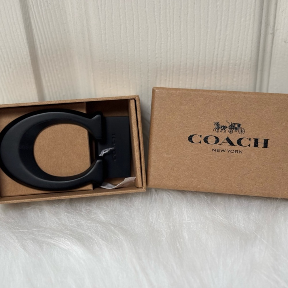 NEW Coach Boxed Sculpted Signature Belt Buckle CE864 - Picture 5 of 10